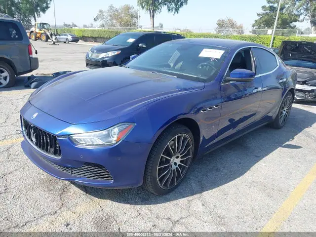 ZAM57XSA5H1219179 — 2017 Maserati Ghibli, фото 2 с аукциона IAAI 29.09.2026, Передняя часть справа