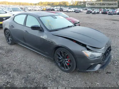 ZAM57YTS3M1368410 — 2021 Maserati Ghibli, Передняя часть, фото до ремонта
