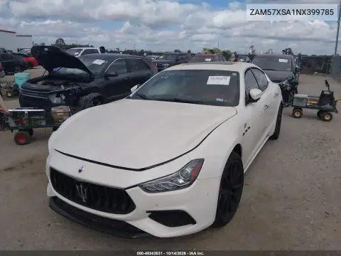 ZAM57XSA1NX399785 — 2022 Maserati Ghibli, фото 2 с аукциона IAAI, Не указано