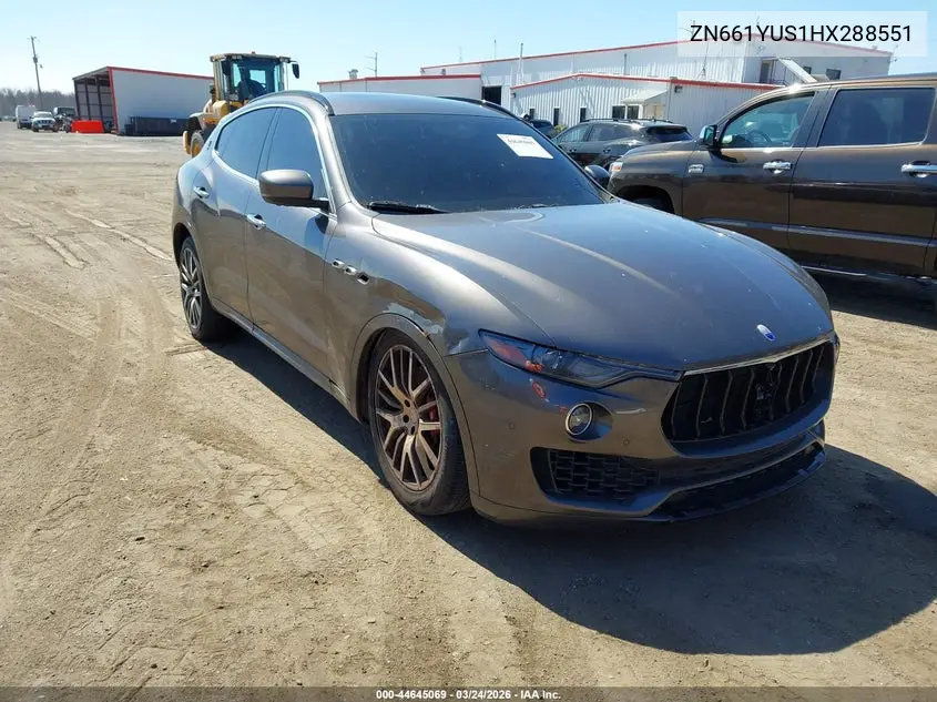 2017 Maserati Levante S VIN ZN661YUS4HX238551 фото 1