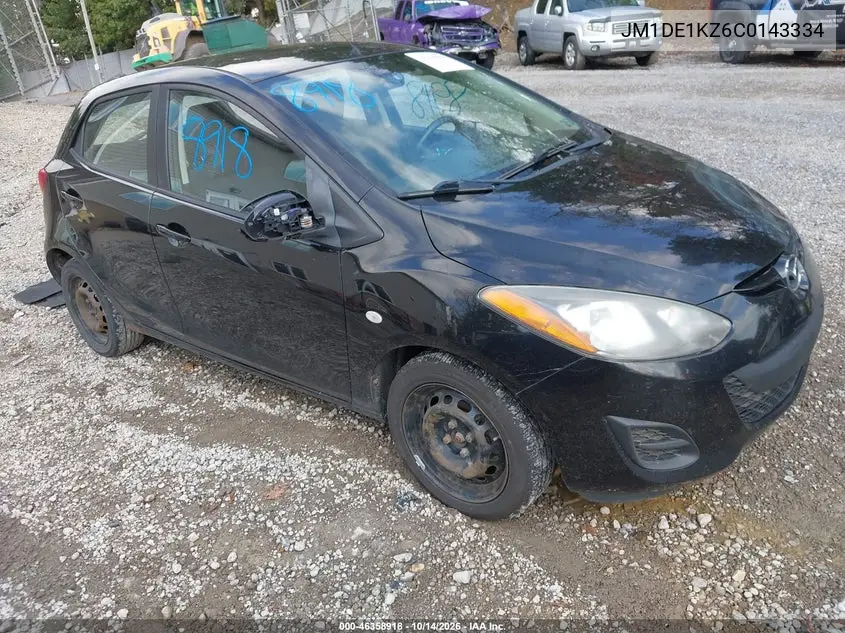 JM1DE1KZ6C0143334 — 2012 Mazda 2, фото 2 с аукциона IAAI, Передняя часть