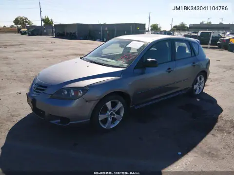 2004 Mazda Mazda3 S VIN JM1BK343041104786 фото 3