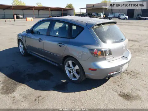 2004 Mazda Mazda3 S VIN JM1BK343041104786 фото 4