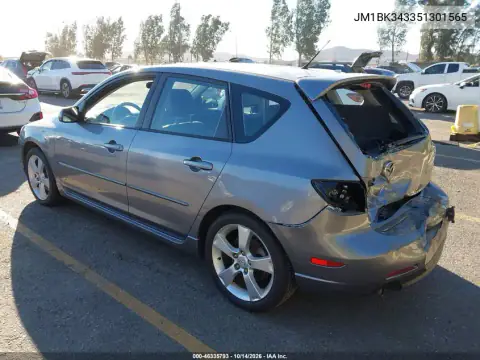 JM1BK343351301565 — 2005 Mazda 3, фото 4 с аукциона IAAI, Задняя часть