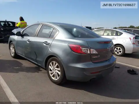 2012 Mazda Mazda3 I Touring VIN JM1BL1V72C1698637 фото 3
