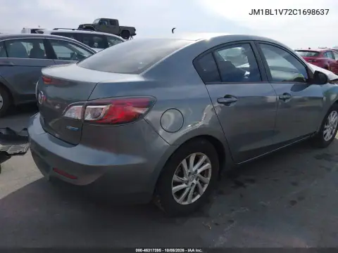 2012 Mazda Mazda3 I Touring VIN JM1BL1V72C1698637 фото 4