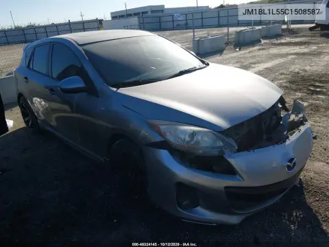 JM1BL1L55C1508587 — 2012 Mazda 3, Передняя часть, фото до ремонта