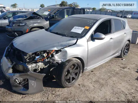 JM1BL1L55C1508587 — 2012 Mazda 3, Передняя часть, фото до ремонта