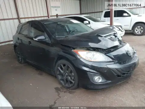 JM1BL1L38C1677064 — 2012 Mazda 3, Передняя часть, фото до ремонта