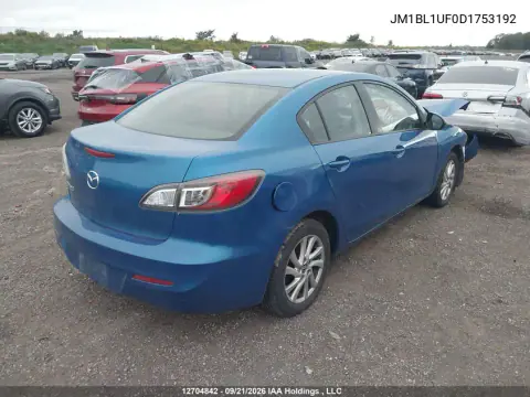 2013 Mazda 3 I VIN JM1BL1UF0D1753192 фото 4