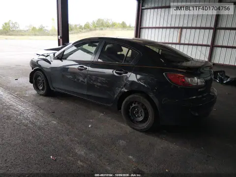 2013 Mazda Mazda3 I Sv VIN JM1BL1TF4D1704756 фото 3