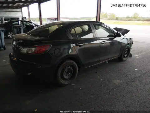 2013 Mazda Mazda3 I Sv VIN JM1BL1TF4D1704756 фото 4