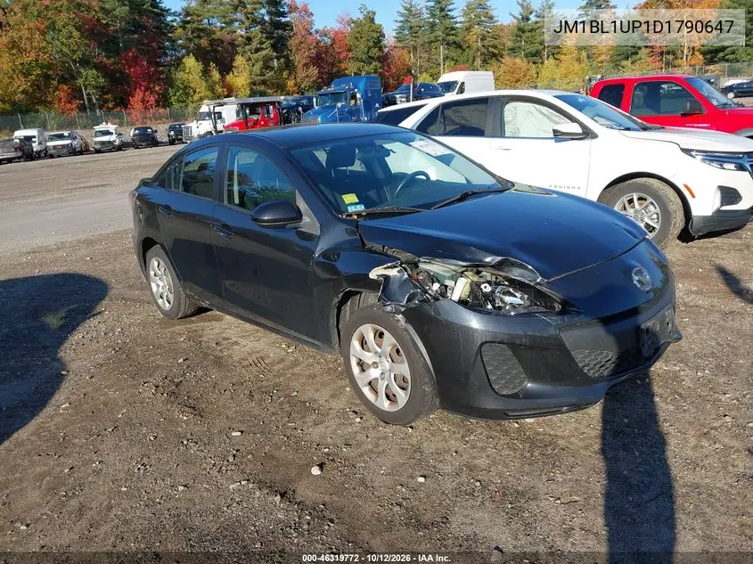 2013 Mazda Mazda3 I Sport VIN JM1BL1UP1D1790647 фото 2