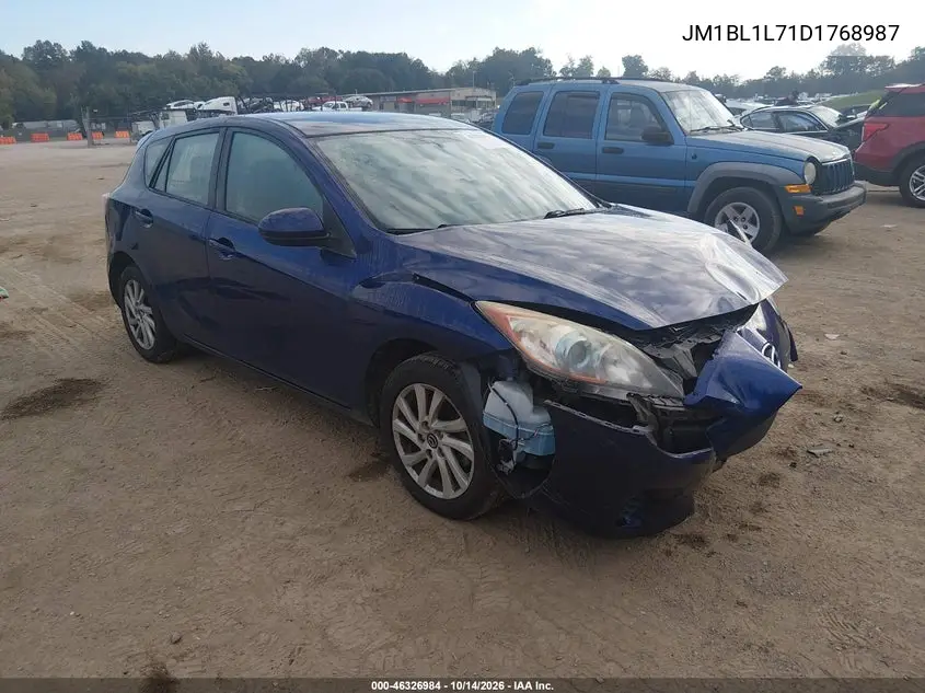 JM1BL1L71D1768987 Mazda 3 2013 — повреждение Передняя часть, фото до ремонта