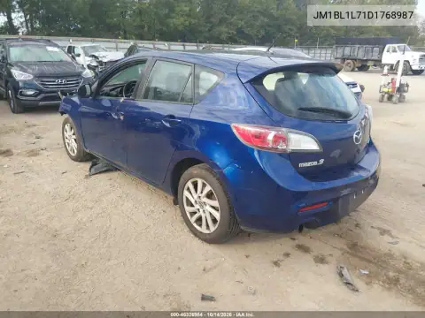 JM1BL1L71D1768987 — 2013 Mazda 3, фото 3 с аукциона IAAI, Передняя часть