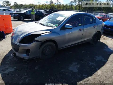 JM1BL1TG8D1793580 — 2013 Mazda 3, Передняя часть, фото до ремонта