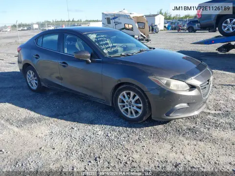 JM1BM1V72E1126189 — 2014 Mazda 3, Сзади, фото до ремонта