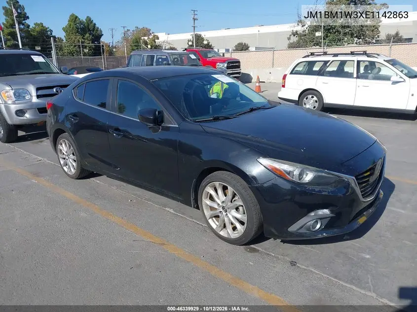 2014 Mazda Mazda3 S Grand Touring VIN JM1BM1W3XE1142863 фото 1