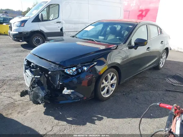 JM1BM1V74G1301982 — 2016 Mazda 3, фото 2 с аукциона IAAI, Передняя часть слева