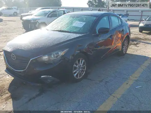 JM1BM1V79G1281471 — 2016 Mazda 3, Передняя часть, фото до ремонта