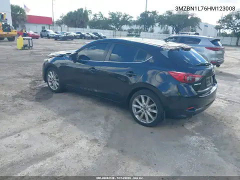 3MZBN1L76HM123008 — 2017 Mazda 3, фото 3 с аукциона IAAI, Передняя часть справа