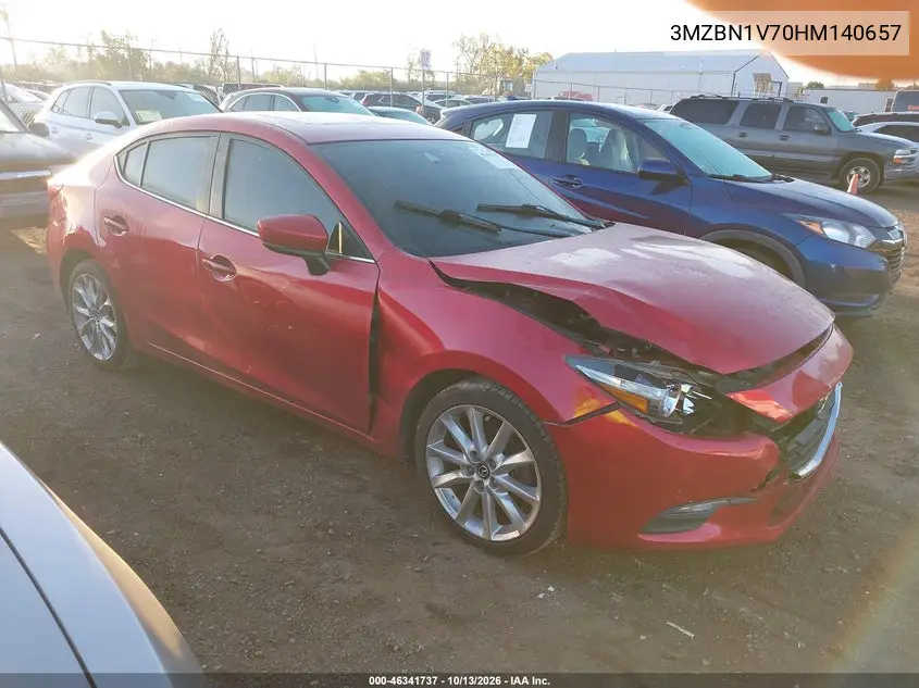 2017 Mazda Mazda3 Touring VIN 3MZBN1V70HM140657 фото 2