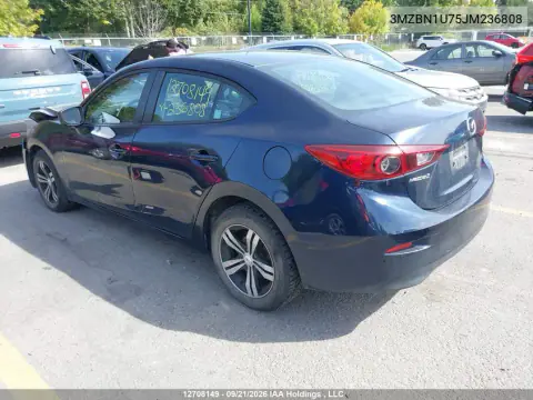 2018 Mazda Mazda3 Gx VIN 3MZBN1U75JM236808 фото 3