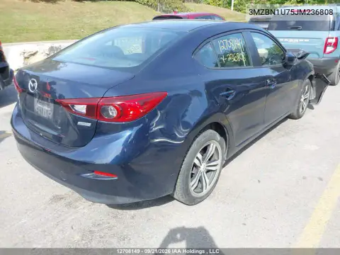 2018 Mazda Mazda3 Gx VIN 3MZBN1U75JM236808 фото 4