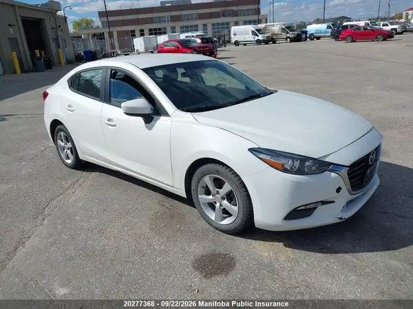 JM1BN1U76J1162427 — 2018 Mazda 3, Передняя часть (Front), фото до ремонта
