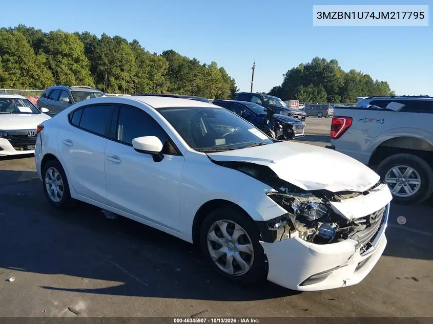 3MZBN1U74JM217795 Mazda 3 2018 — повреждение Передняя часть, фото до ремонта