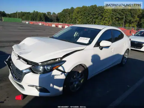 3MZBN1U74JM217795 — 2018 Mazda 3, фото 2 с аукциона IAAI, Передняя часть