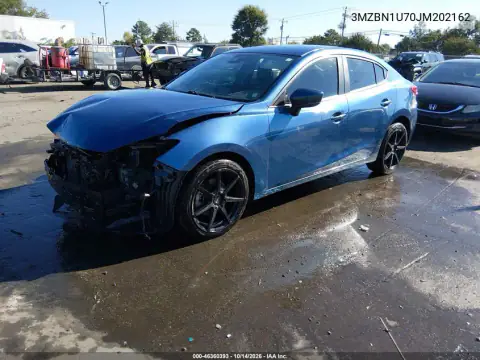 3MZBN1U70JM202162 — 2018 Mazda 3, фото 2 с аукциона IAAI, Передняя часть