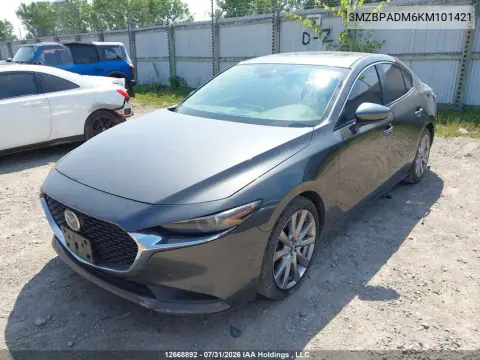 2019 Mazda Mazda3 Gt VIN 3MZBPADM6KM101421 фото 2
