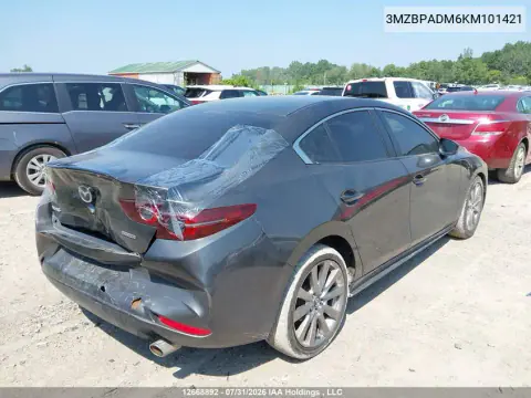 2019 Mazda Mazda3 Gt VIN 3MZBPADM6KM101421 фото 4