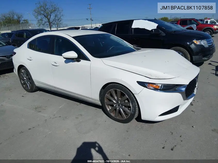 JM1BPACL8K1107858 — 2019 Mazda 3, фото 2 с аукциона IAAI, Передняя часть