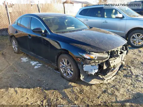 2021 Mazda Mazda3 2.0 VIN 3MZBPAA7XMM202933 фото 2