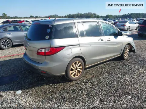 2012 Mazda Mazda5 Sport VIN JM1CW2BL8C0104593 фото 4