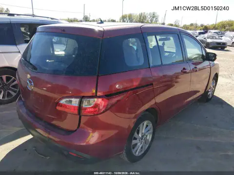 2013 Mazda Mazda5 Sport VIN JM1CW2BL5D0150240 фото 5