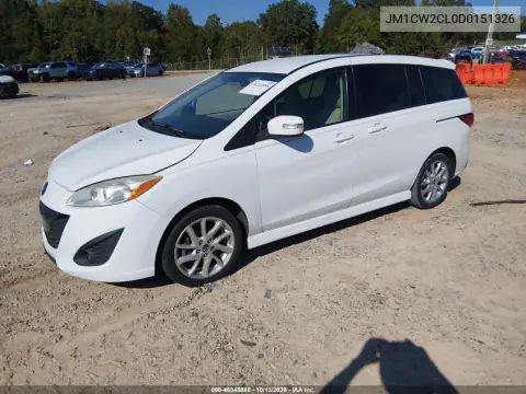 JM1CW2CL0D0151326 — 2013 Mazda 5, фото 3 с аукциона IAAI, Передняя часть