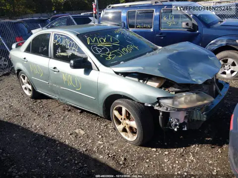 1YVFP80D945N25245 — 2004 Mazda 6, Передняя часть, фото до ремонта