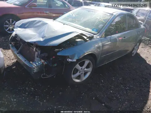 2004 Mazda Mazda6 S VIN 1YVFP80D945N25245 фото 2