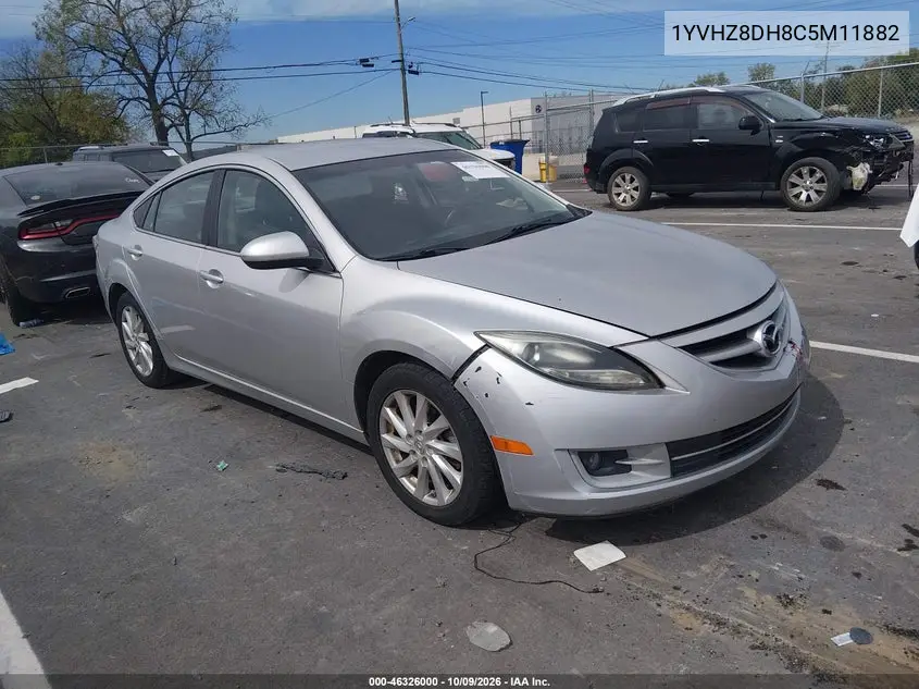 2012 Mazda Mazda6 I Touring VIN 1YVHZ8DH8C5M11882 фото 2