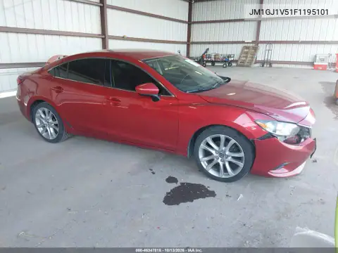JM1GJ1V51F1195101 — 2015 Mazda 6, Передняя часть, фото до ремонта