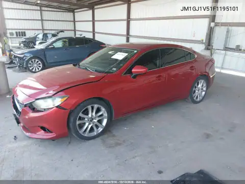 JM1GJ1V51F1195101 — 2015 Mazda 6, фото 3 с аукциона IAAI, Передняя часть