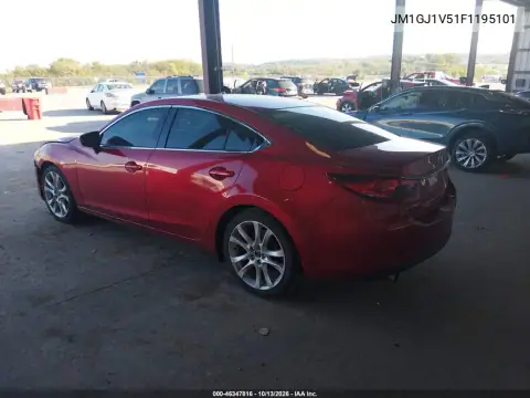JM1GJ1V51F1195101 — 2015 Mazda 6, фото 4 с аукциона IAAI, Передняя часть