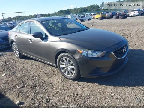 JM1GJ1U51G1479847 — 2016 Mazda 6, Передний левый, фото до ремонта