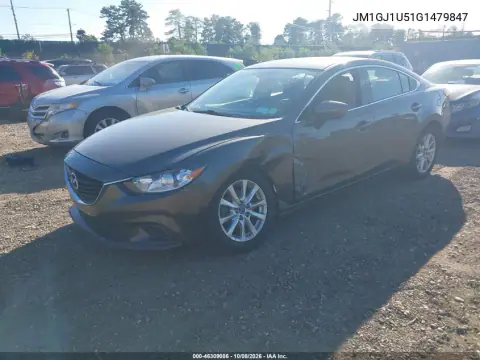 2016 Mazda Mazda6 I Sport VIN JM1GJ1U51G1479847 фото 3