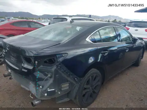 JM1GJ1W51G1433495 — 2016 Mazda 6, фото 5 с аукциона IAAI, Задняя часть