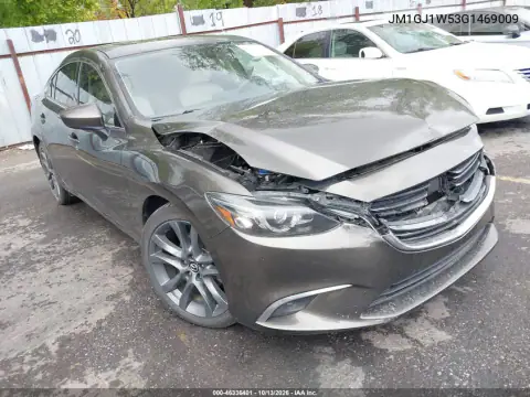 JM1GJ1W53G1469009 — 2016 Mazda 6, Передняя часть, фото до ремонта