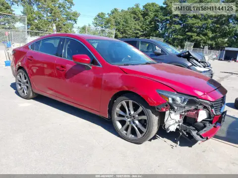 JM1GL1W58H1144125 — 2017 Mazda 6, Передняя часть, фото до ремонта